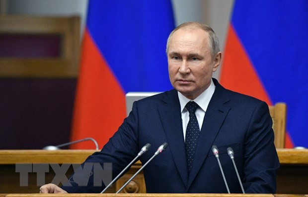 Russlands Präsident Wladimir Putin ist optimistisch über die Weltwirtschaft - ảnh 1