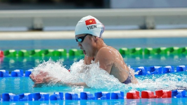 Anh Vien schwimmt als Letzte in der 2. Qualifikationsrunde im 200m Freistil - ảnh 1