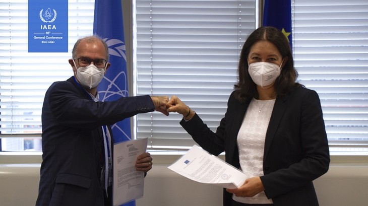 IAEA und EU wollen Zusammenarbeit in Atomsicherheit ausweiten - ảnh 1