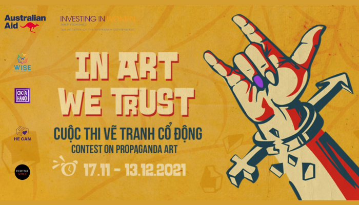 Malwettbewerb für Plakate “In art we trust” - ảnh 1