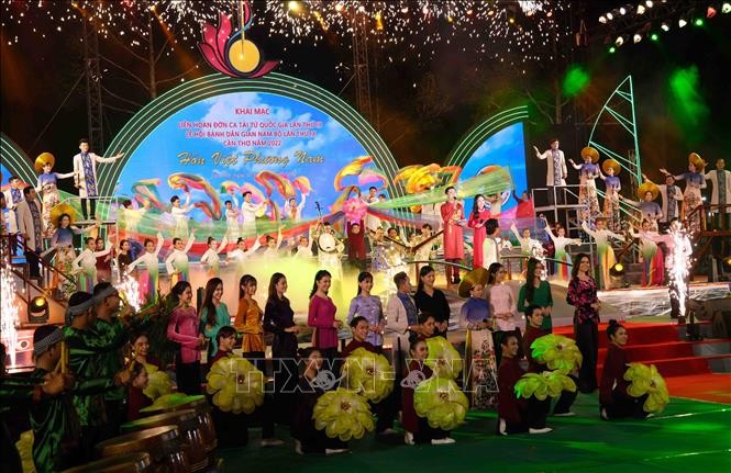 Eröffnung des landesweiten Musikfestivals von Don Ca Tai Tu in Can Tho 2022 - ảnh 1