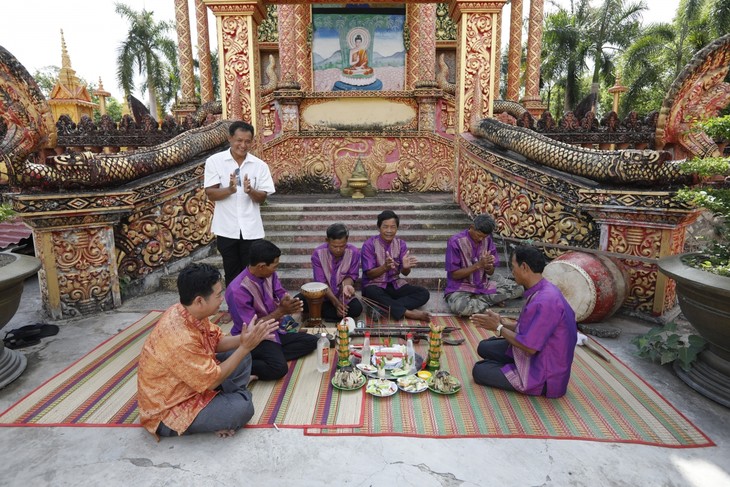 Trommelmusik der Khmer in Ca Mau ist nationales Erbe - ảnh 1