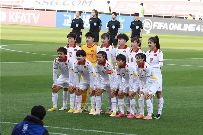 Gutes Training der vietnamesischen Frauenfußballmansnschaft in Südkorea - ảnh 1