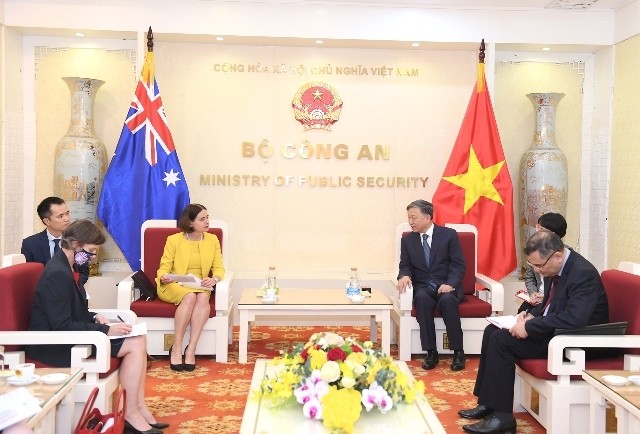 Polizeiminister To Lam empfängt australische Botschafterin in Vietnam - ảnh 1