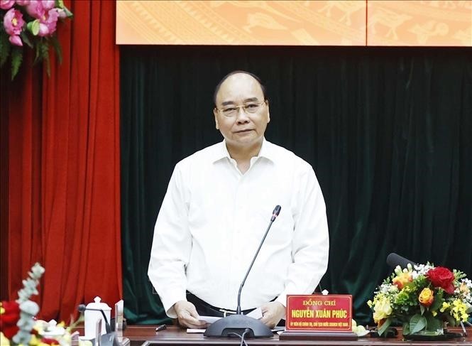 Staatspräsident Nguyen Xuan Phuc besucht Hung Yen - ảnh 1
