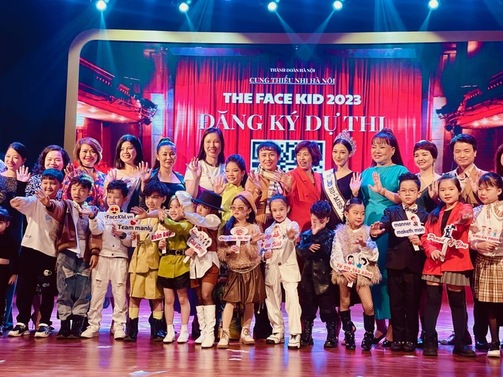  Start des offenen Wettbewerbs ''The Face Kid'' der Stadt Hanoi - ảnh 1