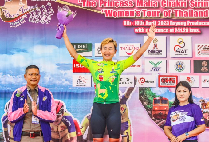 Radrennsportlerin Nguyen Thi That siegt beim großen Radrennen in Thailand - ảnh 1