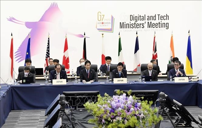 G7 einigt sich auf verantwortungsvolle Nutzung von künstlichen Intelligenz - ảnh 1