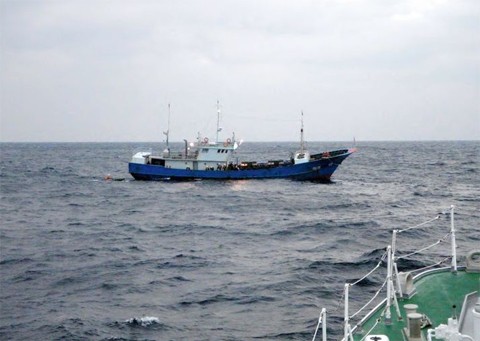 Japan detains Chinese boat for illegal fishing - ảnh 1