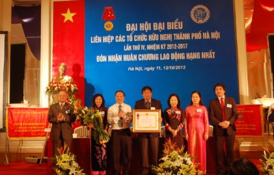 Celebran IV congreso de la Unión de Organizaciones de Amistad de Hanói - ảnh 1