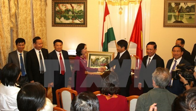 El Partido Comunista de Vietnam y el Partido Socialista de Hungría fortalecen nexos - ảnh 1