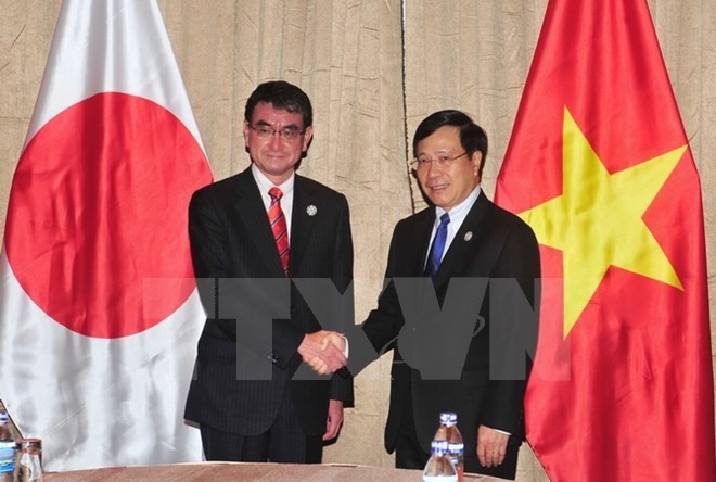 Japón y el WEF aspiran promover la cooperación con Vietnam - ảnh 1