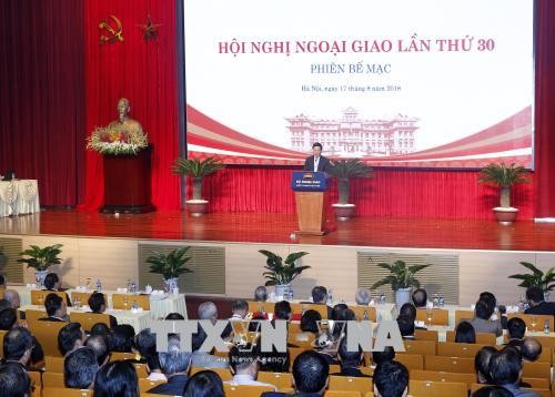 Concluye la trigésima Conferencia Nacional sobre Diplomacia de Vietnam - ảnh 1