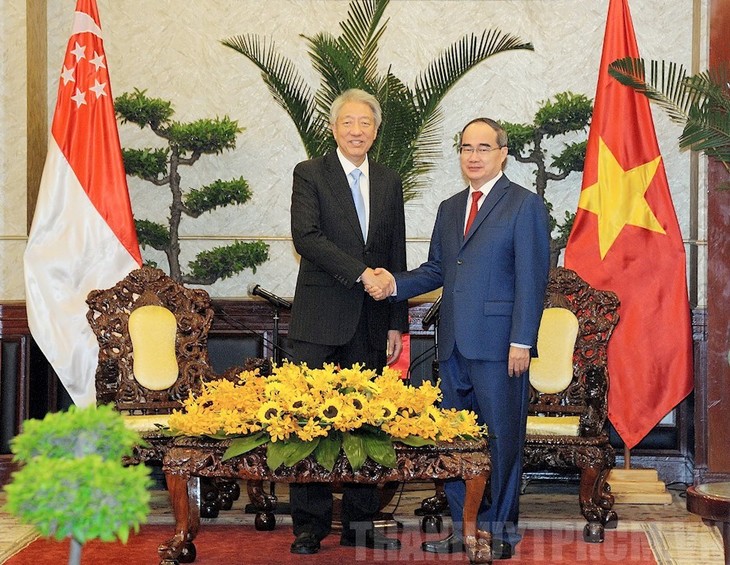 Vicepremier de Singapur visita Ciudad Ho Chi Minh - ảnh 1