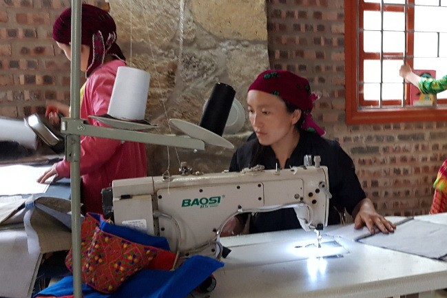 Cooperativa de Lanh Trang cambia la vida de las mujeres de Sa Phin - ảnh 1