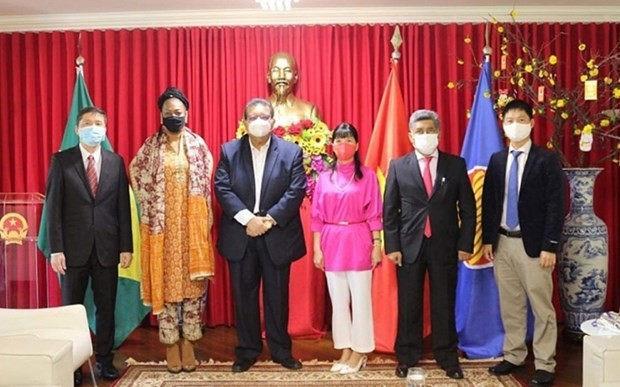 Vietnam espera promover la cooperación multifacética con Surinam y Bolivia - ảnh 1