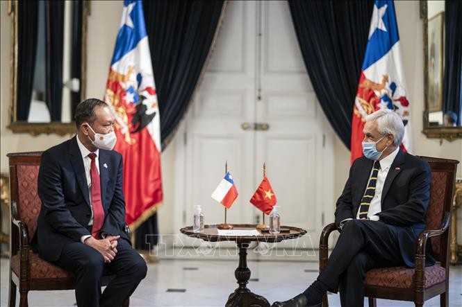 Presidente de Chile valora los lazos tradicionales con Vietnam - ảnh 1