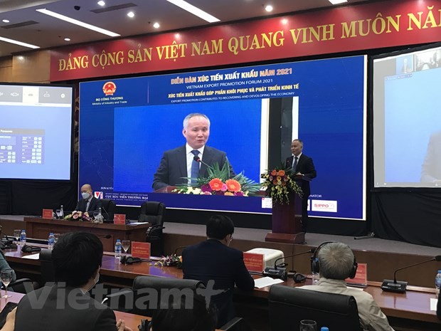 Celebran Foro de Promoción de Exportaciones de Vietnam 2021 - ảnh 1