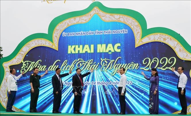 Inauguran la temporada turística de Thai Nguyen 2022 - ảnh 1