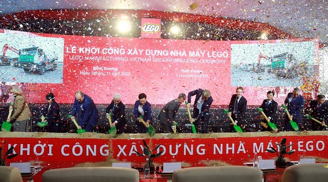 Comienzan construcción de fábrica de Lego en Binh Duong - ảnh 1