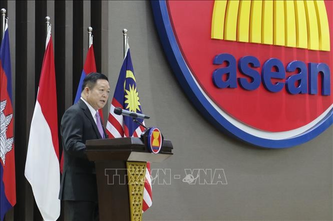 Kao Kim Hourn asume el cargo de secretario general de la ASEAN - ảnh 1