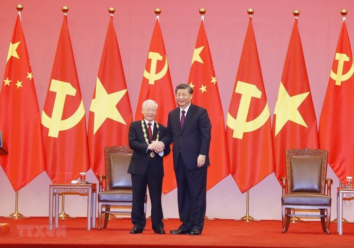 Xi Jinping envía mensaje de agradecimiento al secretario general del Partido Comunista de Vietnam - ảnh 1