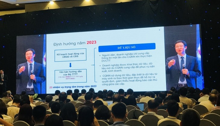 Inauguran en Hanói Foro de Alto Nivel de Transformación Digital Vietnam-Asia 2023 - ảnh 1