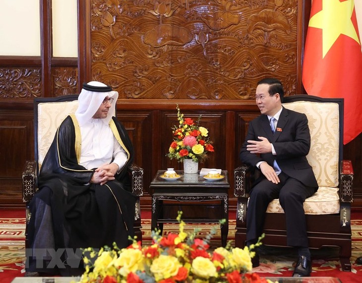 Presidente vietnamita recibe a embajadores de varios países - ảnh 1