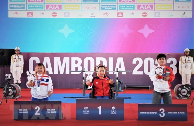 Vietnam ocupa segundo lugar en medallero de ASEAN Para Games 12 - ảnh 1