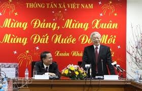 Destacan papel del Despacho partidista y la Agencia noticiosa vietnamita - ảnh 1