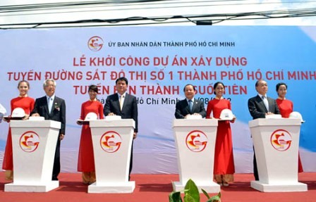 Inicia Ciudad Ho Chi Minh construcción de importante línea ferroviaria  - ảnh 1