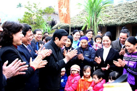 Presidente vietnamita destaca papel del pueblo en desarrollo rural - ảnh 2