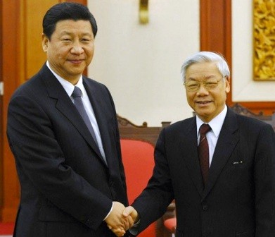 Líder partidista de Vietnam felicita al nuevo Presidente de China - ảnh 1
