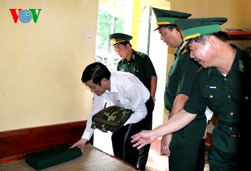 Presidente vietnamita trabaja en Cao Bang - ảnh 1
