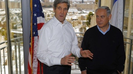 Optimista John Kerry con negociaciones Israel-Palestina - ảnh 1