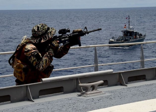 Asian countries, US launch maritime security exercise - ảnh 1