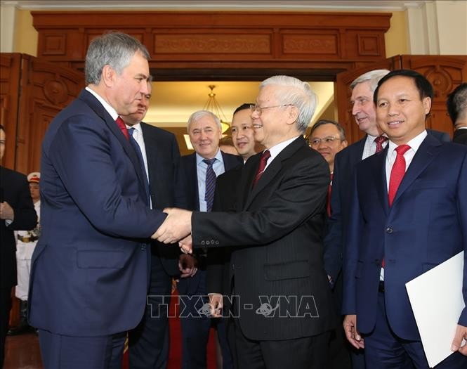 State Duma Chairman wraps up official visit to Vietnam - ảnh 1
