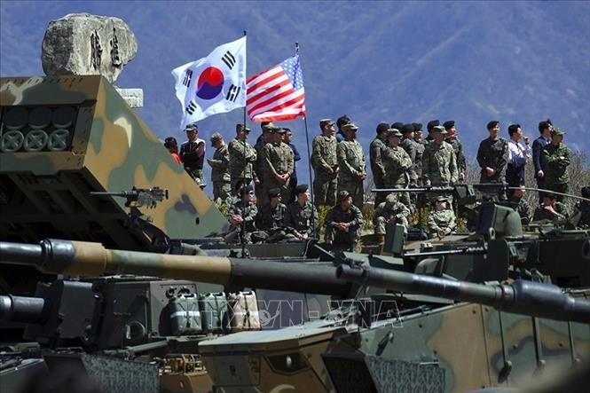 조선, 한국이 군사긴장을 야기하고 있다고 지적 - ảnh 1