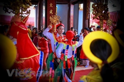 하노이 문화 유산 Trieu Khuc마을 축제 및 Me Tri 꼼 공예마을이 국가무형문화유산 목록에 올랐다. - ảnh 1