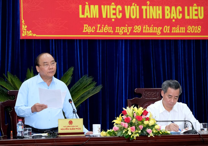 Nguyen Xuan Phuc en déplacement à Bac Lieu - ảnh 1