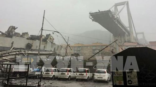 Viaduc effondré à Gênes: 38 morts et plusieurs disparus - ảnh 1