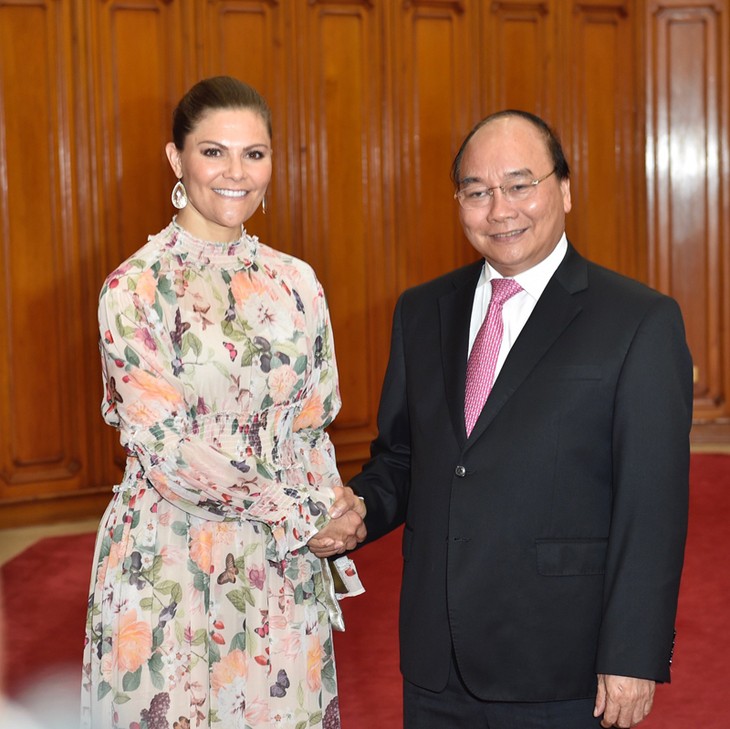 La princesse héritière de Suède reçue par le Premier ministre vietnamien - ảnh 1