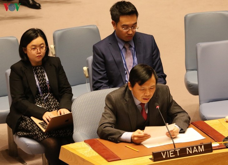Conseil de sécurité: le Vietnam prône les voies pacifiques dans la résolution des conflits - ảnh 1