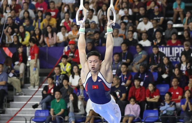 SEA Games 30: Dang Nam conserve sa médaille d’or en  gymnastique  - ảnh 1