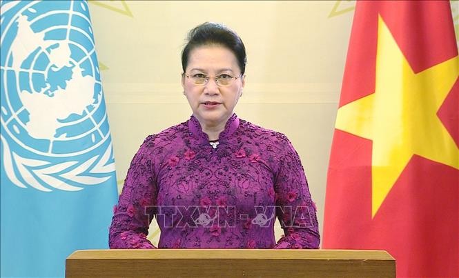 Message de NguyênThi Kim Ngân à la 75e Assemblée générale de l’ONU - ảnh 1