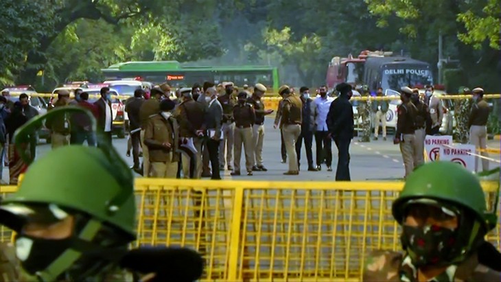 Une explosion devant l'ambassade d'Israël à New Delhi: aucune victime signalée - ảnh 1