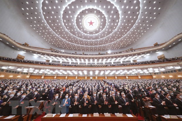 Clôture de la 4e session du 13e Comité national de la Conférence consultative politique du peuple chinois - ảnh 1