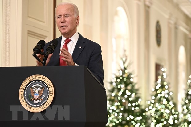 Joe Biden est optimiste face aux perspectives économiques américaines - ảnh 1