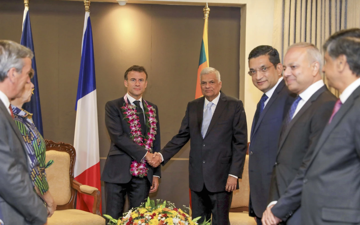 Le président français visite le Sri Lanka - ảnh 1