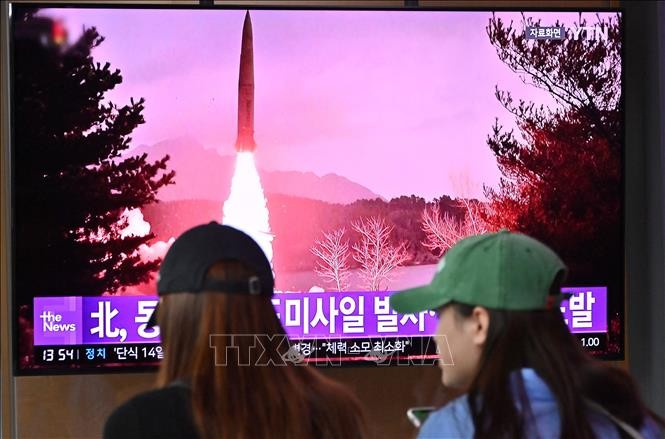 Pyongyang tire un missile balistique vers la mer de l’Est, confirme Séoul - ảnh 1